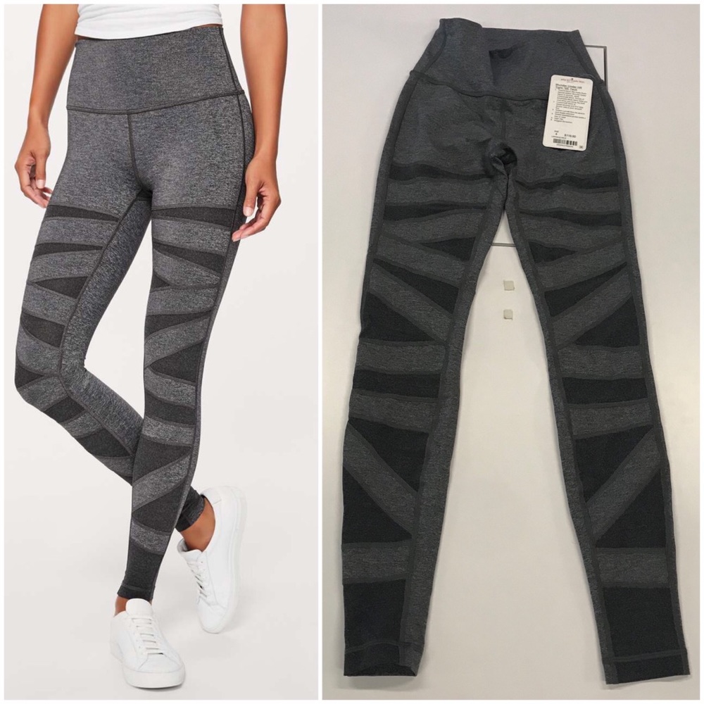 Lululemon Wunder Under High-Rise Tech Mesh Grey